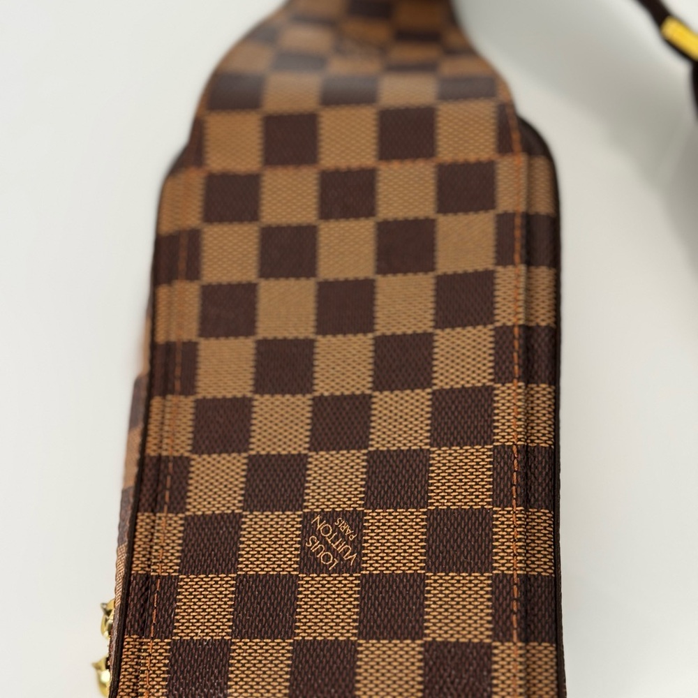 LOUIS VUITTON DAMIER EBENE GERONIMOS BUM BAG AUTHENTIC - Picture 9 of 17